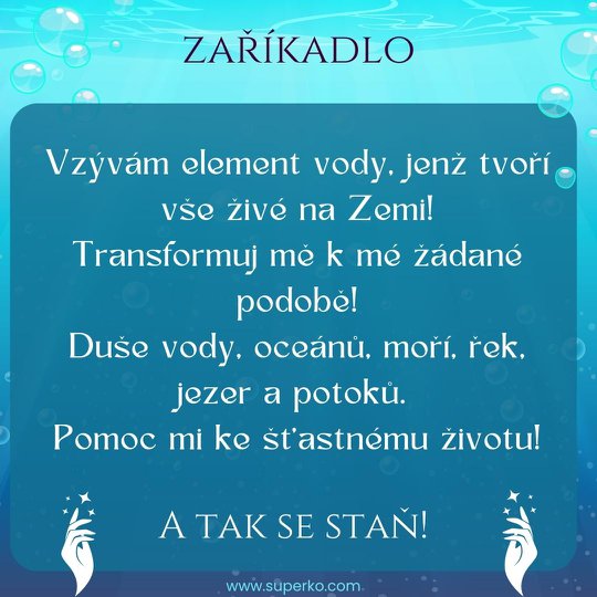 Water magic incantation
